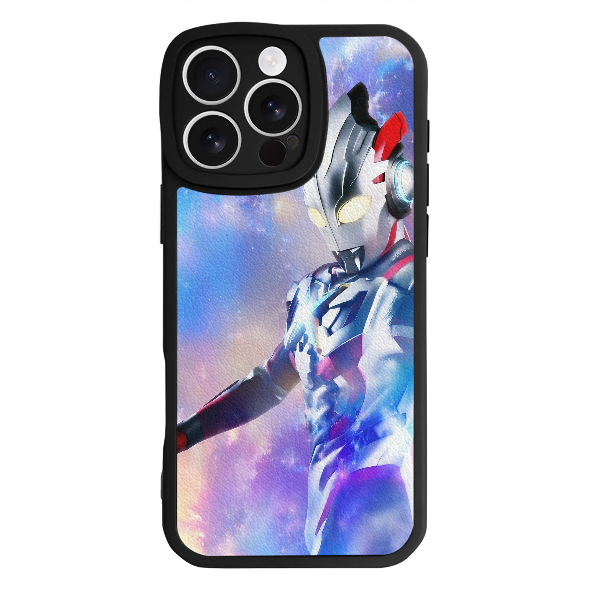 （画像用） ウルトラマン Ultraman 【iPhone 16シリーズ対応】シリコンスマホケース（レザー調） 材質：シリコン